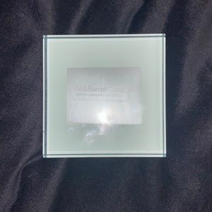 🎄Crate & Barrel Glass Photo Coaster